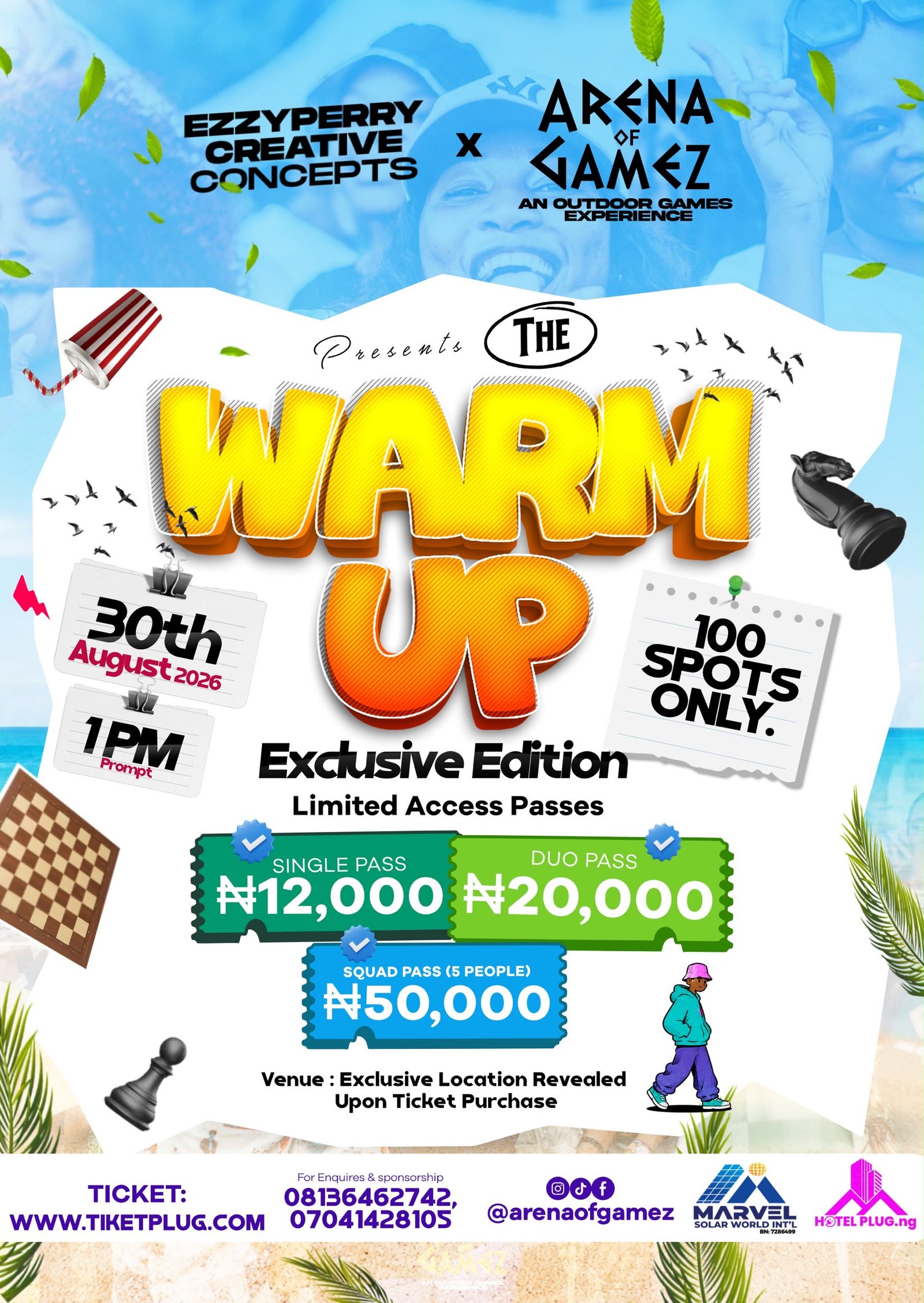 Arena Of Gamez – The Warm-Up